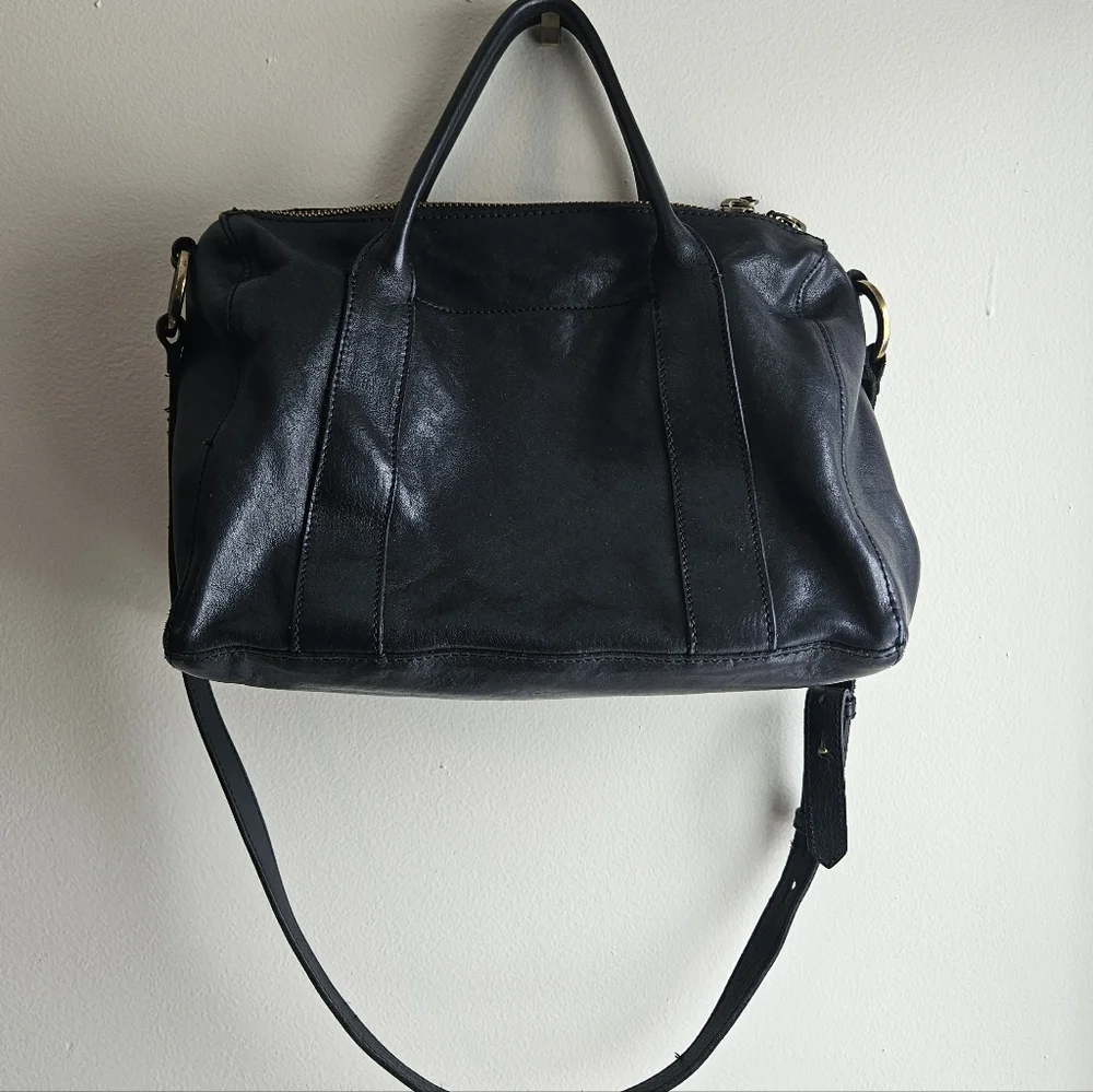 Madewell Black Prague Satchel Bag - Picture 4 of 16